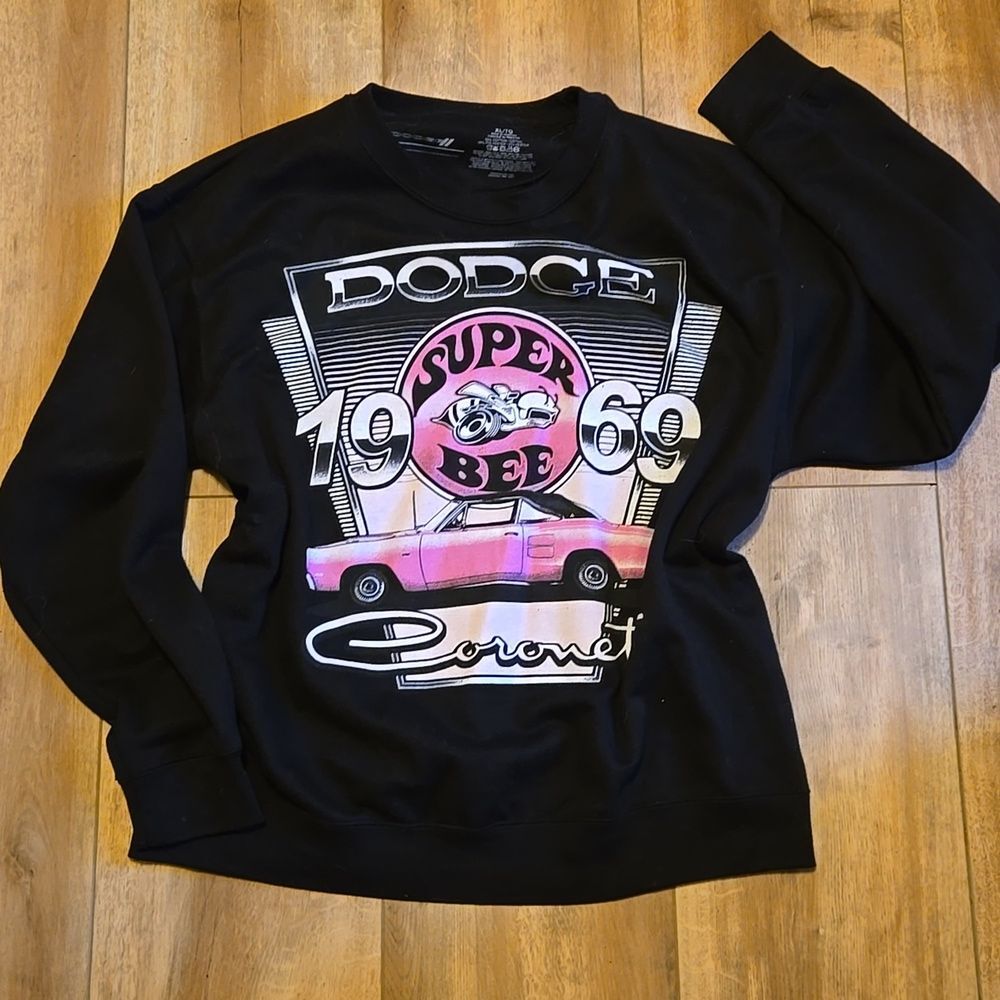 Dodge Crewneck Car Womens Sweater Winter Fall Graphic Top Y2k 1969 streetwear